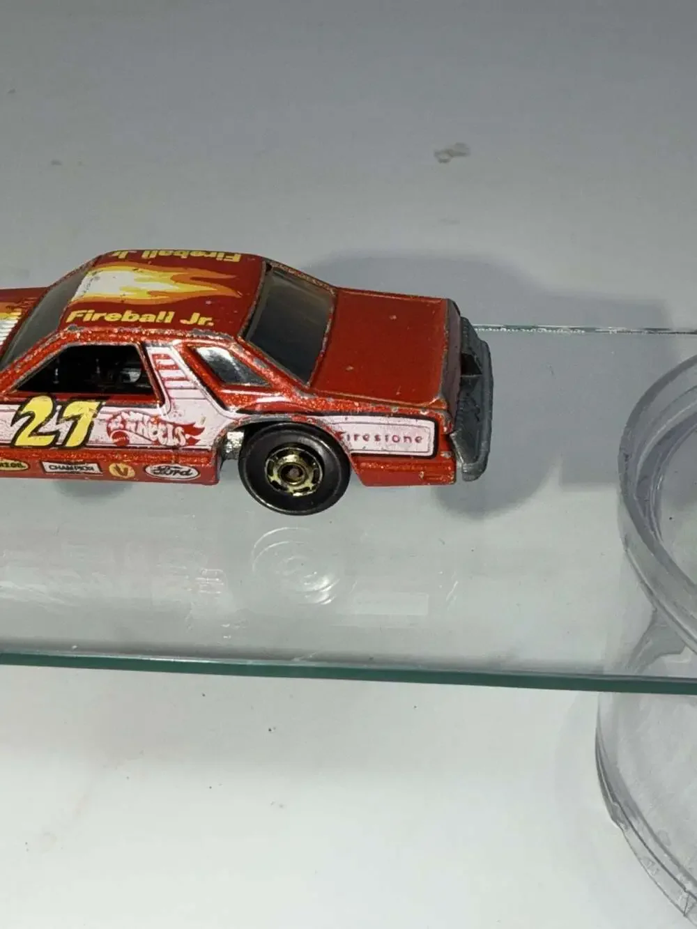 Vintage 1981 Hot Wheels Frontrunnin' Fairmont Fireball Jr #27 Red Diecast Toy Ca